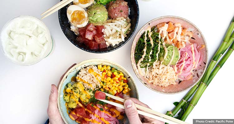 Pacific Poke bowls
