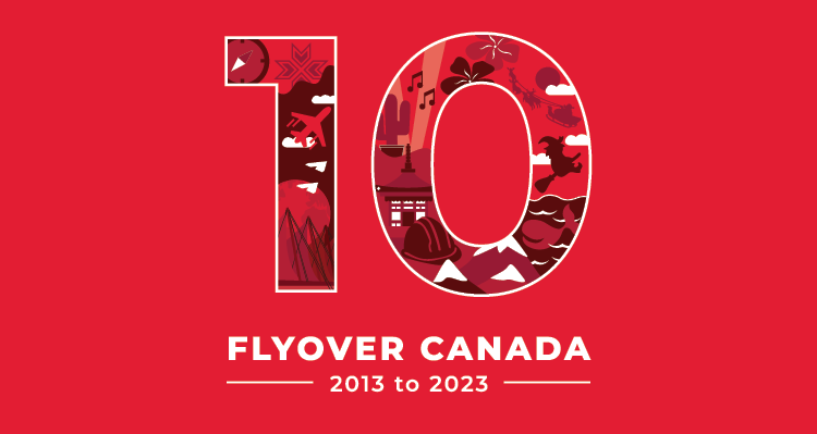 10 Facts for 10 Years at FlyOver Canada