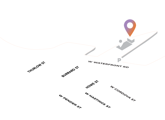 Map showing the location of Flyover in Vancouver.